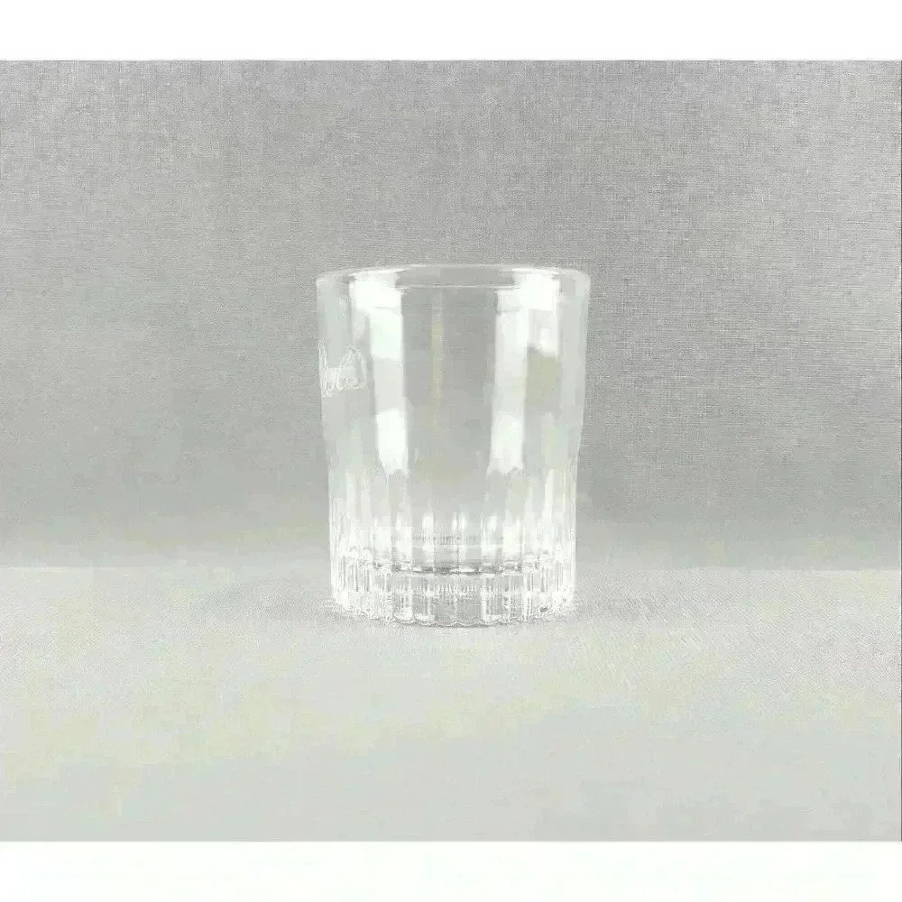 Crown Royal Old Fashioned Glass Canadian Whisky Ribbed Lowball, Embossed, Rocks - Picture 4 of 6